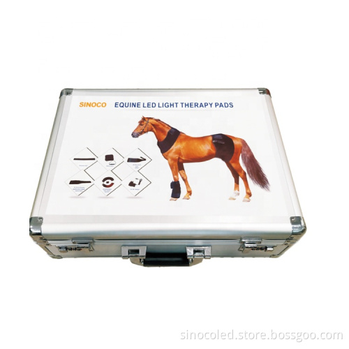 Sinoco Equine LED Light Pads Red Light Horse Wrap for Pets